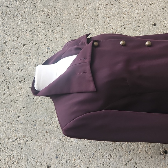 1990s plum LINDA LUNDSTROM coat - Picture 8 of 11